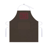Custom Brown Crimson Red Apron