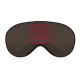 Custom Brown Crimson Red Sleep Mask