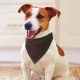 Custom Brown Crimson Red Pet Scarf