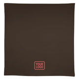 Custom Brown Crimson Red Square Table Cloth