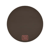 Custom Brown Copper Rose Round Table Cloth