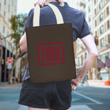 Custom Brown Copper Rose Canvas Tote Bag