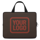 Custom Brown Coral Red Laptop Bag