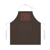 Custom Brown Coral Red Apron