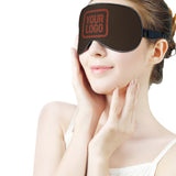 Custom Brown Coral Red Sleep Mask