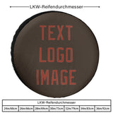 Custom Brown Coral Red Truck Tires