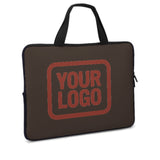 Custom Brown Coral Red Laptop Bag