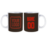 Custom Brown Orange Red Mug