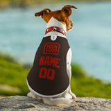 Custom Brown Orange Red Pet Vest