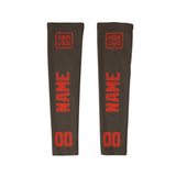 Custom Brown Orange Red Arm Sleeve