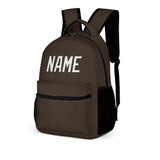 Custom Brown Cream Kids Backpack