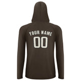 Custom Brown Cream UV-Hoodie