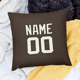 Custom Brown Cream Pillowcase
