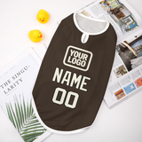 Custom Brown Cream Pet Vest