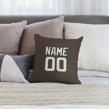 Custom Brown Cream Pillowcase