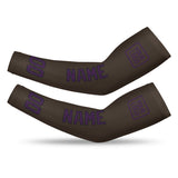 Custom Brown Purple Arm Sleeve