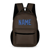 Custom Brown Sky Blue Kids Backpack