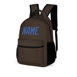 Custom Brown Sky Blue Kids Backpack