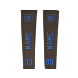 Custom Brown Sky Blue Arm Sleeve