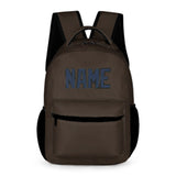 Custom Brown Blue Kids Backpack