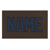 Custom Brown Blue Beach Towel