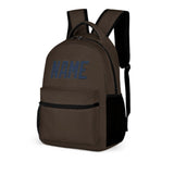 Custom Brown Blue Kids Backpack