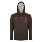 Custom Brown Pink UV-Hoodie