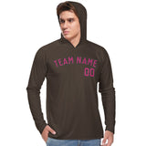 Custom Brown Pink UV-Hoodie