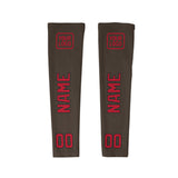 Custom Brown Red Arm Sleeve
