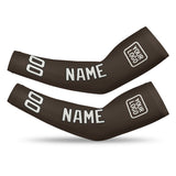 Custom Brown White Arm Sleeve