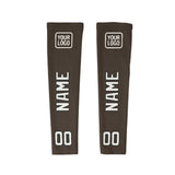 Custom Brown White Arm Sleeve