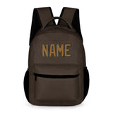 Custom Brown Khaki Kids Backpack