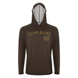 Custom Brown Khaki UV-Hoodie