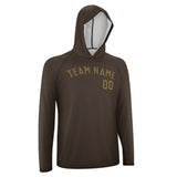 Custom Brown Khaki UV-Hoodie