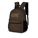Custom Brown Khaki Kids Backpack