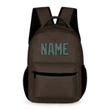 Custom Brown Blue Green Kids Backpack