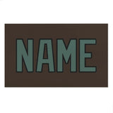 Custom Brown Blue Green Beach Towel