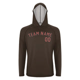 Custom Brown Copper Rose UV-Hoodie