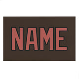 Custom Brown Copper Rose Beach Towel