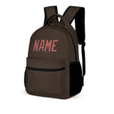 Custom Brown Copper Rose Kids Backpack