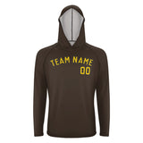 Custom Brown Gold UV-Hoodie