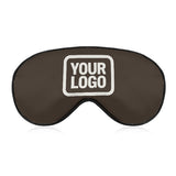Custom Brown White Sleep Mask