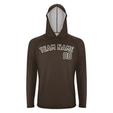 Custom Brown Brown UV-Hoodie