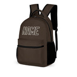 Custom Brown Brown Kids Backpack