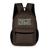 Custom Brown Olive Kids Backpack