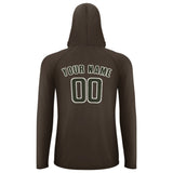 Custom Brown Olive UV-Hoodie
