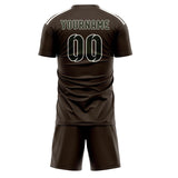 Custom Brown Olive Soccer Jersey