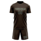 Custom Brown Olive Soccer Jersey