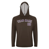 Custom Brown Purple UV-Hoodie