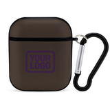 Custom Brown Purple AirPods Case
